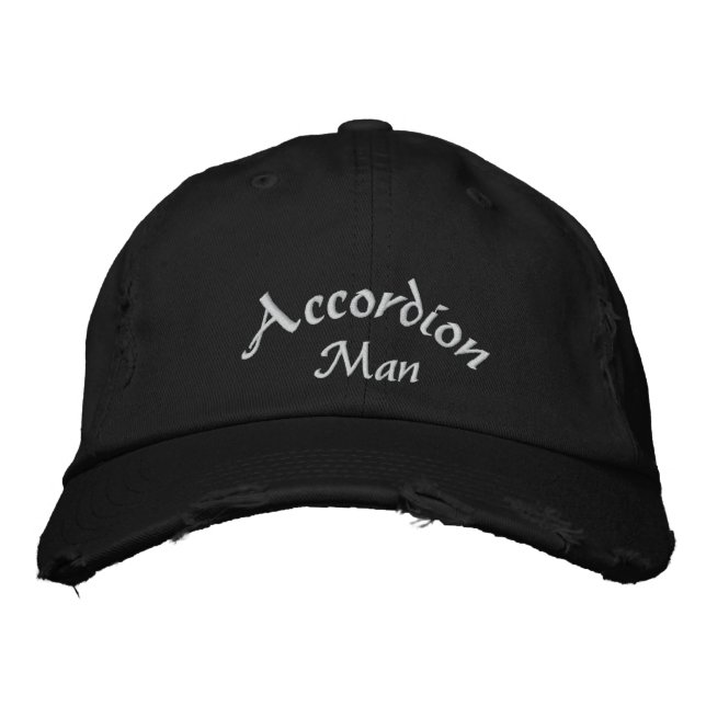 Personalizado de acordeón barrido Gorra (Anverso)