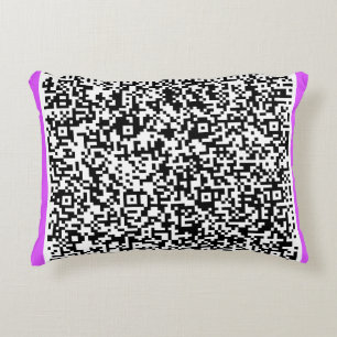 Personalizado de almohada de código QR personaliza