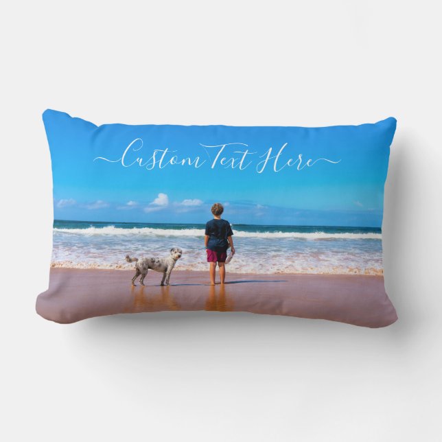Personalizado  de almohada fotográfica personaliza (Anverso)