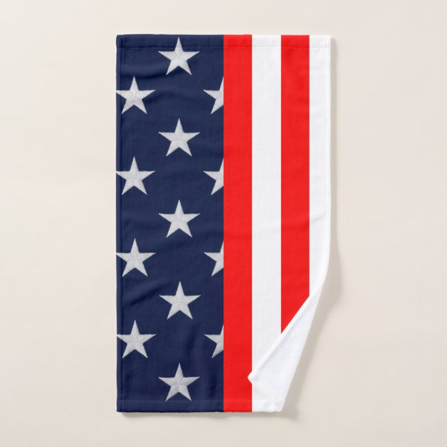 Personalizado de American Stars & Stripes USA (Toalla de mano)