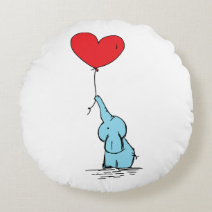 personalizado de animales con almohada redonda de