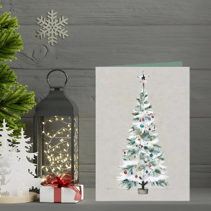 Personalizado de árbol de Navidad simple y elegant
