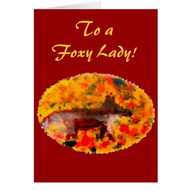 Personalizado de Arte Animal de Otumn Fox (Frente)