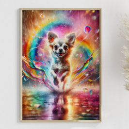 Personalizado de arte de la mancha arcoiris de Chi