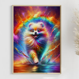 Personalizado de arte de la plataforma de arcoiris