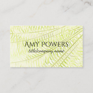 personalizado de arte natural tarjeta de negocios 