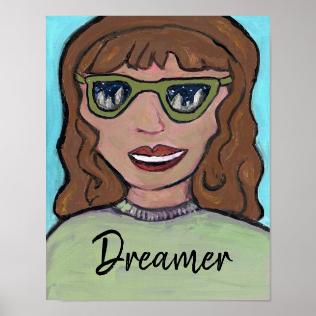 Personalizado de arte pop Chica Preppy Personaliza (Frente)