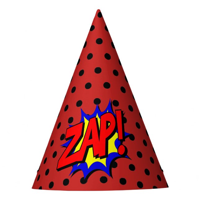 Personalizado de arte pop Zap Superpower Gorra de  (Anverso)