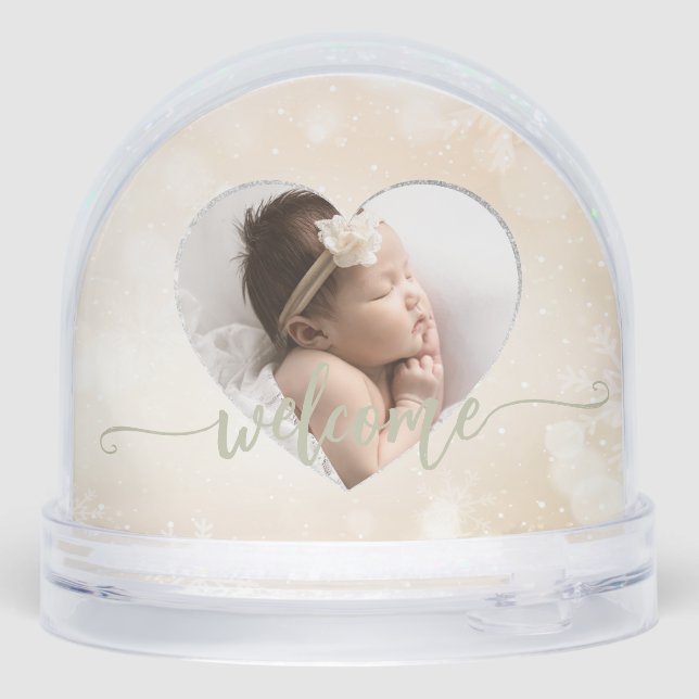 Personalizado de bebé recién nacida 2Foto guión de (Reverso)