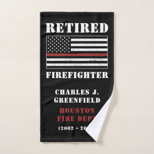 Personalizado de bomberos retirados regalos delgad