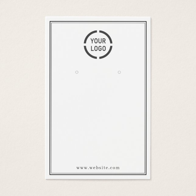 Personalizado de bordes negros logotipo blanco pan (Anverso)