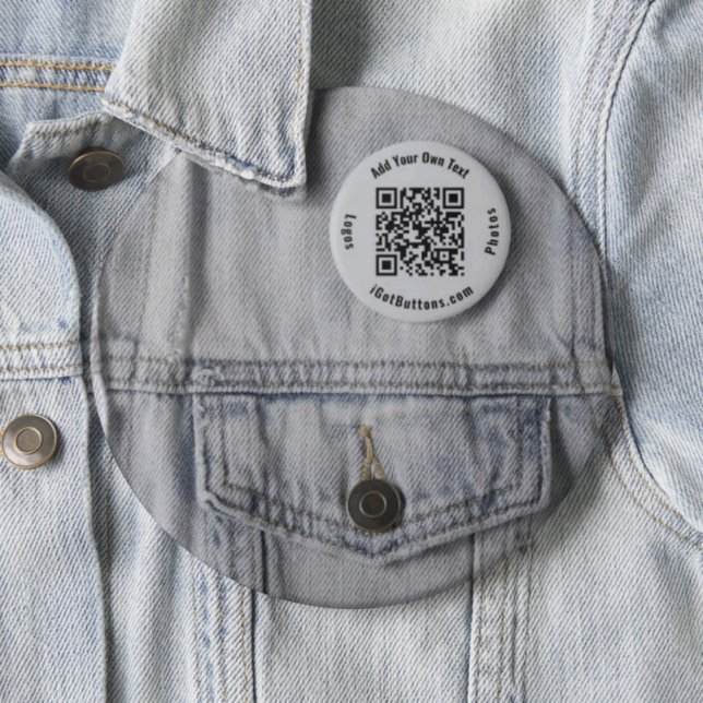 personalizado de botón enorme de 6 pulgadas (In situ)