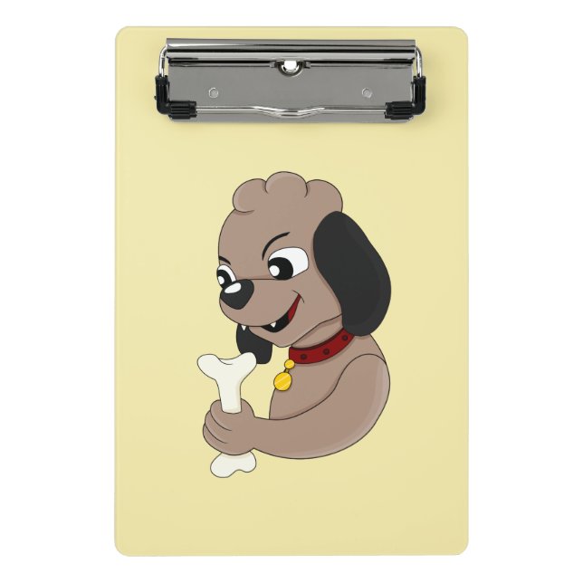 Personalizado de cachorro lindo mini portapapeles (Anverso)