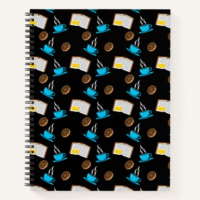 Personalizado de Café y Donut para Libros (Anverso)