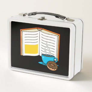 Personalizado de Café y Donut para Libros