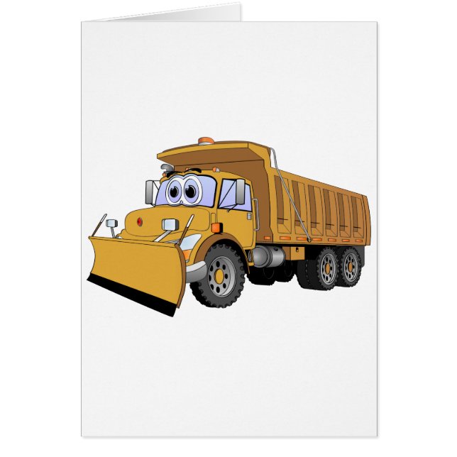Personalizado de Camión de Dump Marrón (Frente)