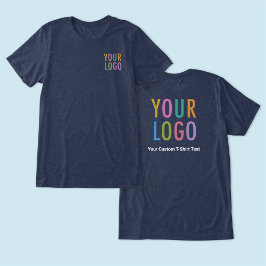 Personalizado de camisetas azul de la Marina Premi