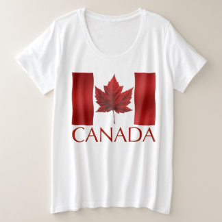 Personalizado de Camisetas de bandera de Canadá y