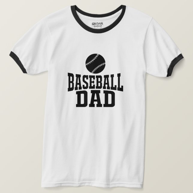 Personalizado de camisetas de béisbol con papá (Anverso del diseño)
