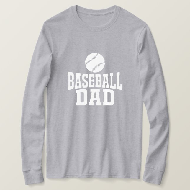 Personalizado de camisetas de béisbol con papá (Anverso del diseño)