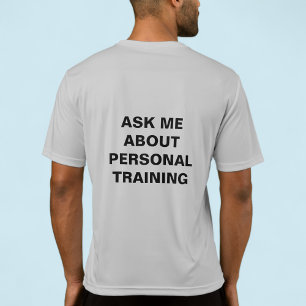Personalizado de camisetas de entrenador personal