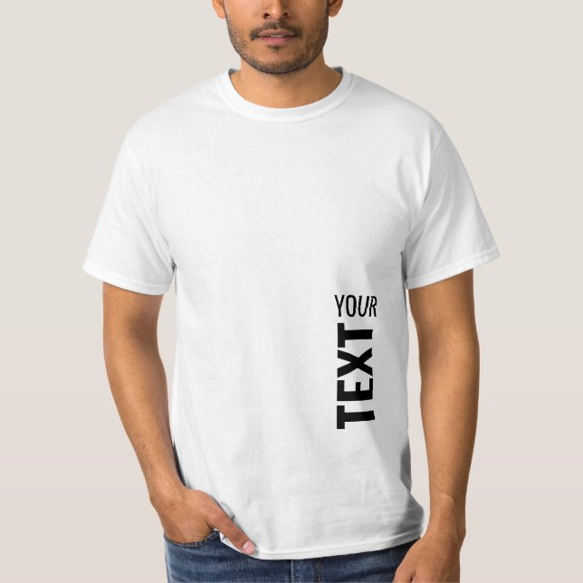 Personalizado de camisetas modernas para hombres A (Anverso)