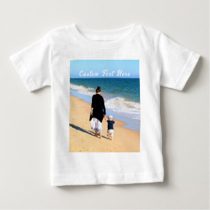 Personalizado de camisetas para bebe fotográfico p