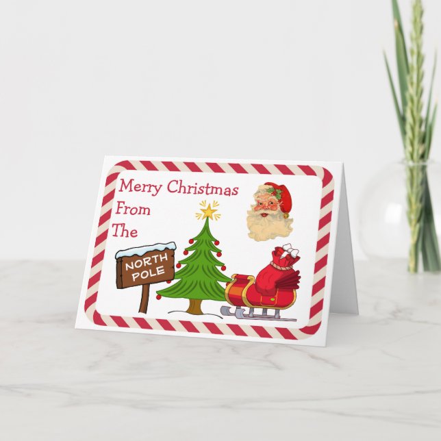Personalizado de Candy Cane, árbol de navidad del  (Anverso)