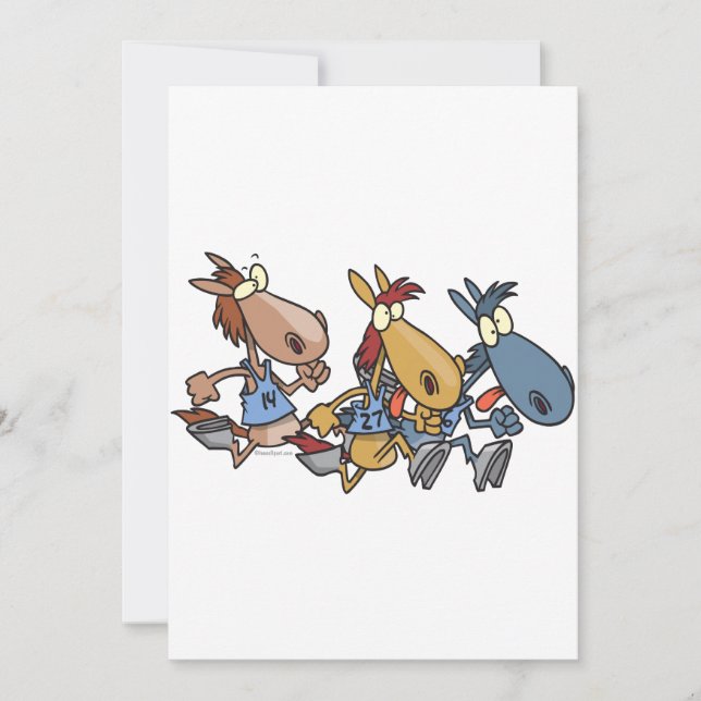 personalizado de carreras de caballos divertidos (Anverso)