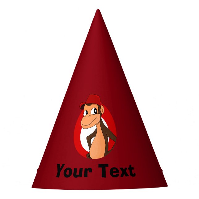 Personalizado de chimpancé personalizado gorra fie (Anverso)