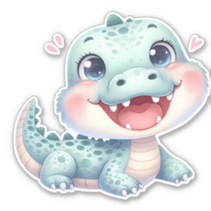 Personalizado de cocodrilos Pegatina de corte Scra