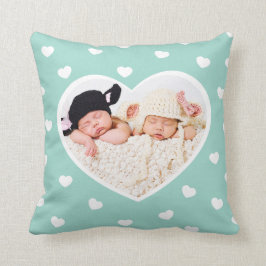 Personalizado de corazón dulce foto almohada / men