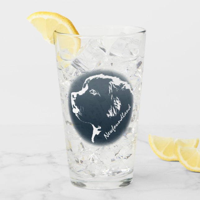 Personalizado de cristal del vidrio del perrito de (Anverso (hielo))