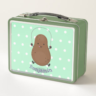 Personalizado de cuerda de saltar de patata feliz