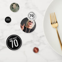 Personalizado de cumpleaños Confetti