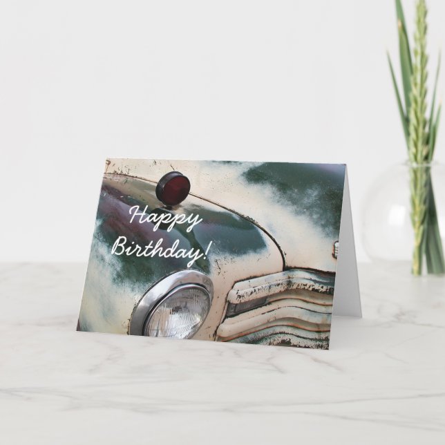 Personalizado de cumpleaños feliz tarjeta de salud (Anverso)