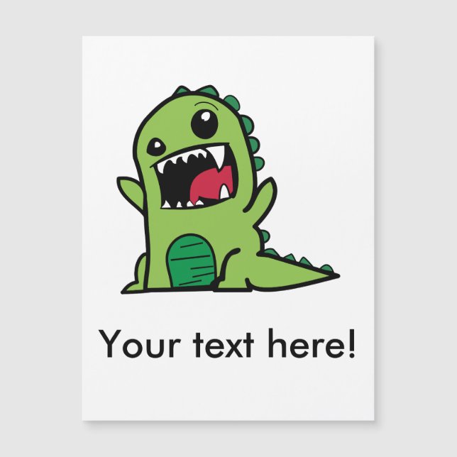 Personalizado de dinosaurios bebé (Anverso)