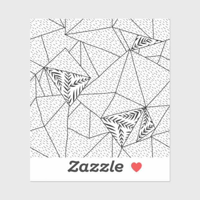 personalizado de diseño vertical Pegatina de vinil (Hoja)