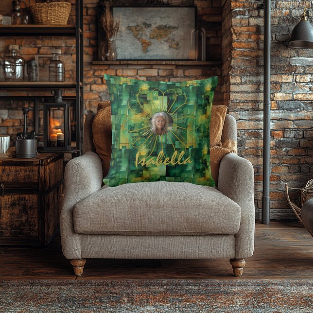 Personalizado de doble cara foto almohada floral y (Subido por el creador)