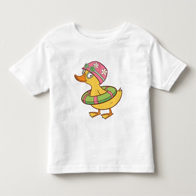Personalizado de Duckling Cute - Camiseta de veran (Anverso)