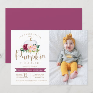 Personalizado de edad  de la invitación al cumplea