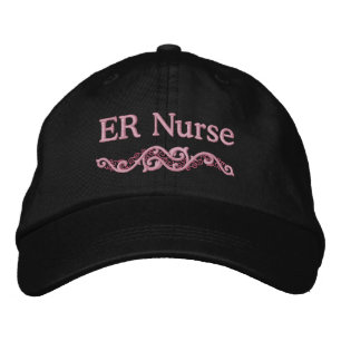 PERSONALIZADO de enfermería de ER Gorra Embroidere