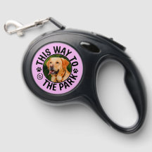 Personalizado "De esta manera al parque" Leash de