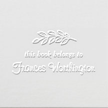 Personalizado de "Este libro pertenece a" botánico