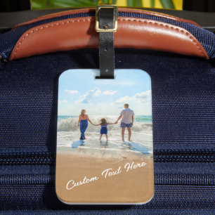 Personalizado de etiqueta de equipaje de fotos per