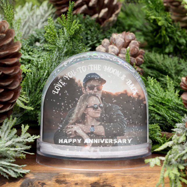 Personalizado de Feliz Aniversario Foto y texto (Invierno)