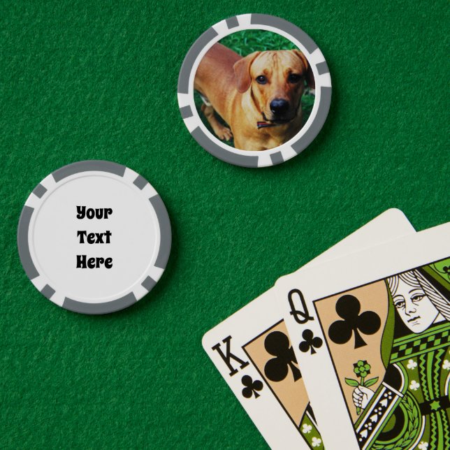 Personalizado de fichas de póquer personalizadas (Mesa de Poker (Doble))