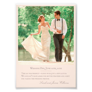 Personalizado de fotografía boda Cita Monograma Ru