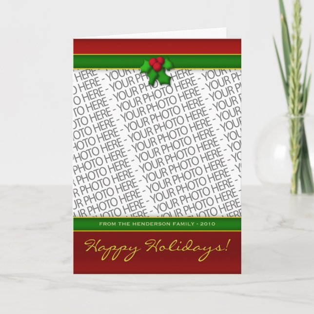 Personalizado de fotograma de plantilla de tarjeta (Anverso)