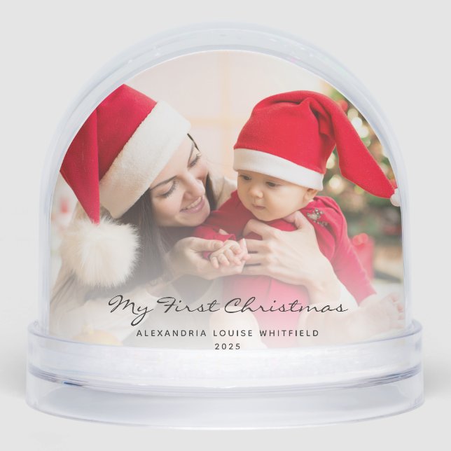 Personalizado de fotos de la primera Navidad para  (Anverso)